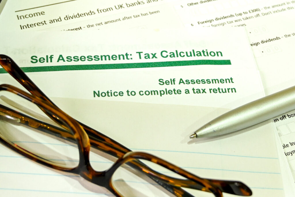 Completing a Tax self-assessment